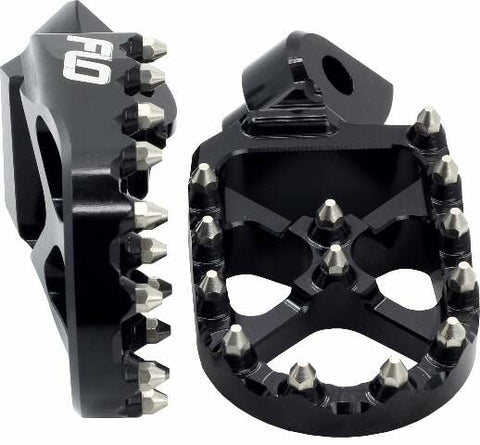 FLO MOTORSPORTS PRO SERIES FOOT PEGS BLACK SUZ FPEG-796BLK