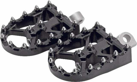 FLO MOTORSPORTS BMX STYLE FOOT PEGS BLACK FPEG-800V3BLK
