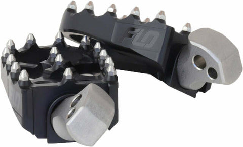 FLO MOTORSPORTS MOTO STYLE PASSENGER PEGS BLACK M8 SOFTAIL FPEG-800-5