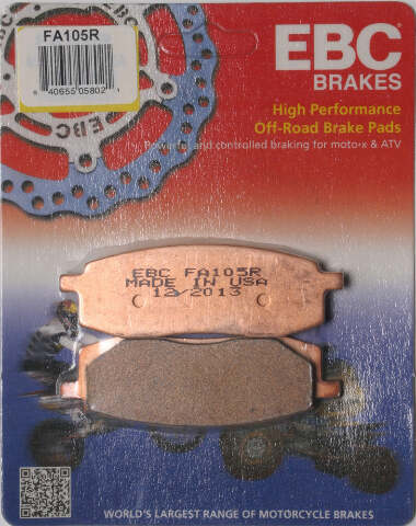 EBC BRAKE PADS FA105R