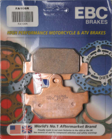 EBC BRAKE PADS FA106R
