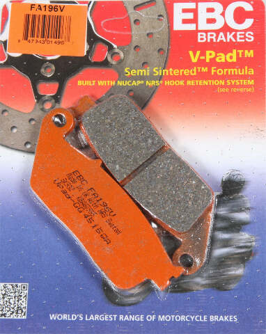 EBC BRAKE PADS V-SERIES FA196V