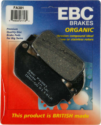 EBC BRAKE PADS FA381