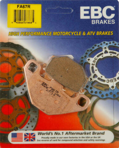 EBC BRAKE PADS FA67R