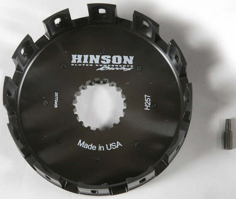 HINSON BILLET CLUTCH BASKET SUZ/KAW H257