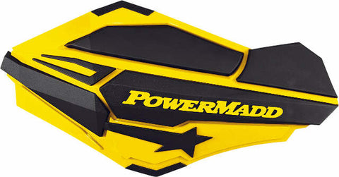 POWERMADD SENTINAL HANDGUARDS (SUZUKI YELLOW/BLACK) 34406