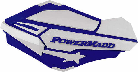 POWERMADD SENTINAL HANDGUARDS (BLUE/WHITE) 34421