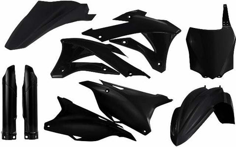 ACERBIS FULL PLASTIC KIT BLACK 2374110001