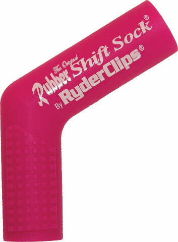 RYDER CLIPS RUBBER SHIFT SOCK (PINK) RSS-PINK
