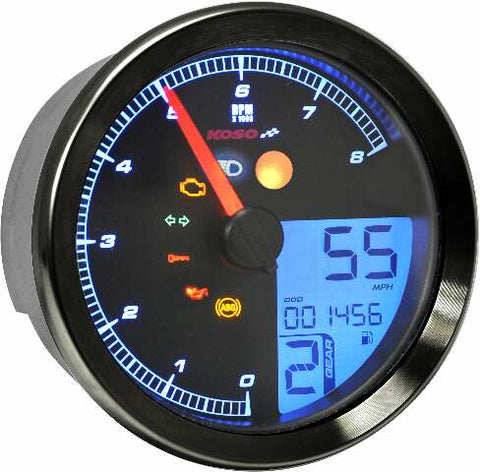 KOSO TNT-B GAUGE (BLACK) YAMAHA BOLT BA051310