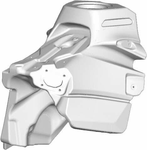 ACERBIS FUEL TANK 3.1 GAL BLACK 2780650001