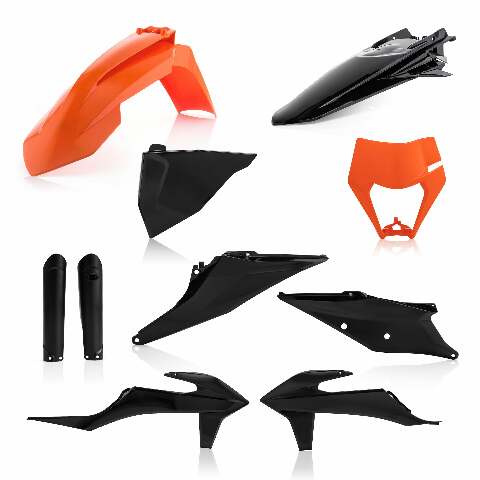 ACERBIS FULL PLASTIC KIT ORANGE/BLACK KTM 2791545225