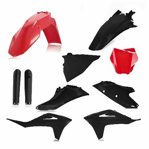 ACERBIS FULL PLASTIC KIT GAS/KTM RED/BLACK 2872791018