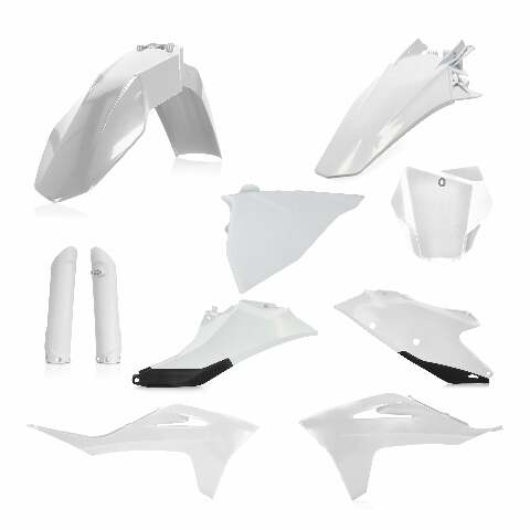 ACERBIS FULL PLASTIC KIT GAS/KTM WHITE/BLACK 2872791035