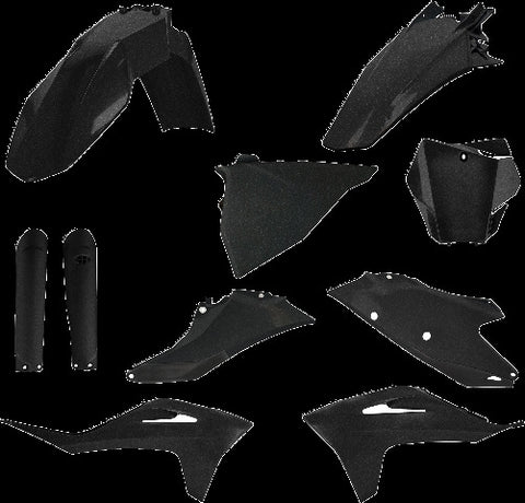 ACERBIS FULL PLASTIC KIT GAS BLACK METALLIC 2872797440