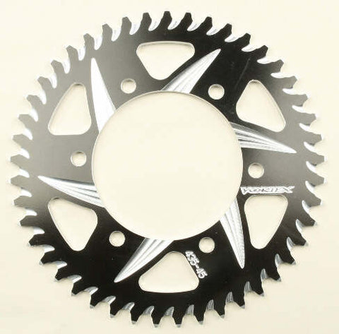 VORTEX REAR CAT5 SPROCKET ALUMINUM 45T-520 BLK KAW/SUZ/YAM 435ZK-45