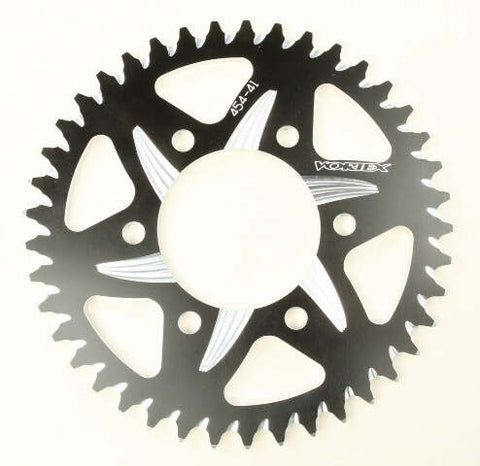 VORTEX REAR CAT5 SPROCKET ALUMINUM 41T-525 BLK KAW 454ZK-41