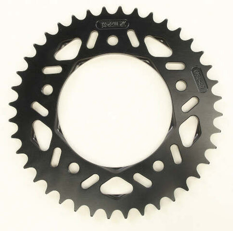 VORTEX REAR F5 SPROCKET ALUMINUM 40T-525 BLK HC YAM 654K-40