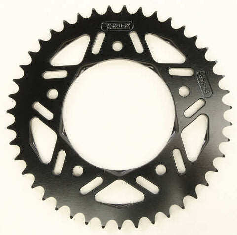 VORTEX REAR F5 SPROCKET ALUMINUM 43T-525 BLK HC YAM 654K43