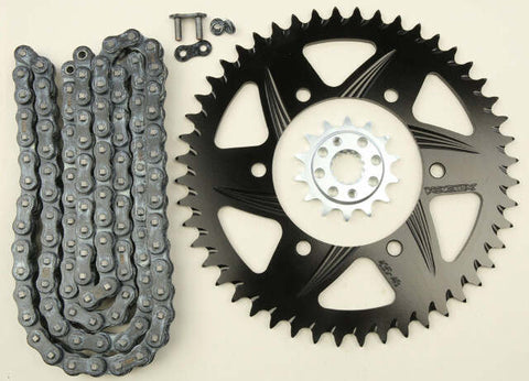 VORTEX SPROCKET/CHAIN KIT STL/ALU 14/48T BLK SX3 520-108L BLK CK4264