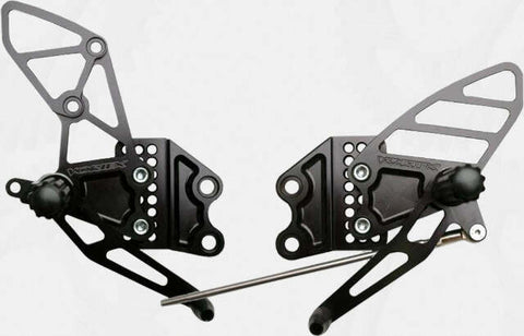 VORTEX REAR SET COMPLETE BLK KAW RS405K