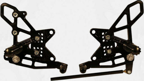 VORTEX REAR SET COMPLETE BLK KAW RS411K