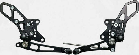 VORTEX REAR SET COMPLETE BLK KAW RS424K