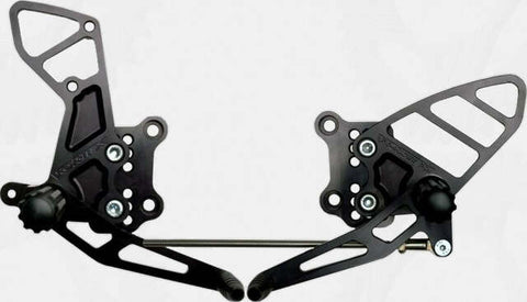 VORTEX REAR SET COMPLETE BLK SUZ RS505K