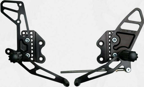 VORTEX REAR SET COMPLETE BLK SUZ RS510K