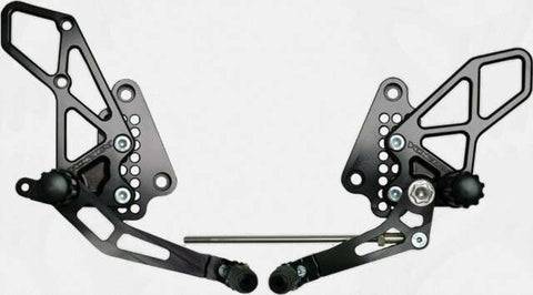 VORTEX REAR SET COMPLETE BLK SUZ RS532K