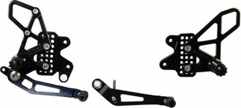 VORTEX REAR SET COMPLETE BLK SUZ RS582K