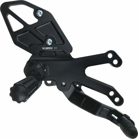 VORTEX REAR SET COMPLETE BLK YAM RS628K