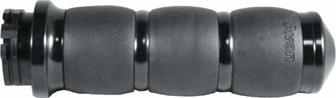 AVON VELVET AIR GRIPS W/F-B-W THROTTLE BLACK AIR-96-FLY