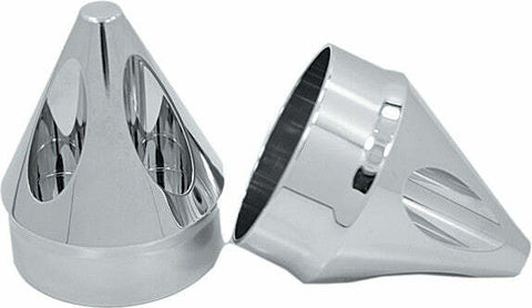 AVON AXLE NUT COVER SPIKE CHROME 7/8