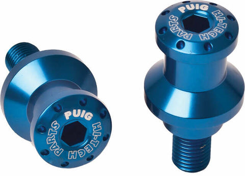 PUIG SWINGARM SPOOLS HI-TECH 8MM BLUE 2/PK 5923A