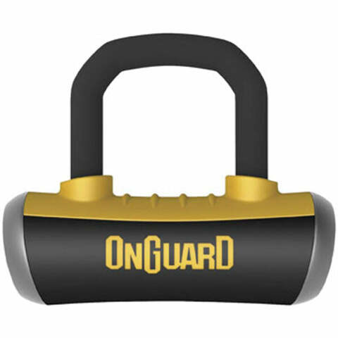 ONGUARD BOXER 8048 DISC LOCK WITH DISC REMINDER BLACK/YELLOW 45008048