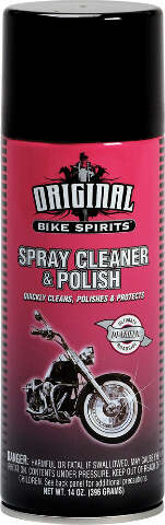 BIKE SPIRITS SPRAY CLEANER & POLISH 14 OZ 1039615