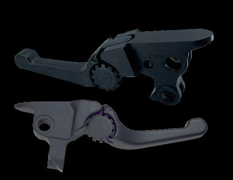 PSR ANTHEM SHORTY LEVER SET BLACK 21 FLT / CABLE CLUTCH 12-01666-22