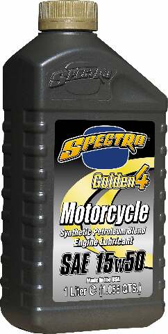 SPECTRO GOLDEN M/C SEMI- SYN 4T 15W50 1 LT L.SG4155