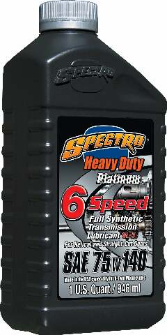 SPECTRO PLATINUM FULL SYN HD 6 SPEED 75W140 1 QT R.HDPG6