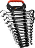 12 PC SAE Ratchet Wrench Set
