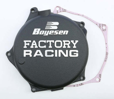 BOYESEN FACTORY RACING CLUTCH COVER BLACK CC-17AB
