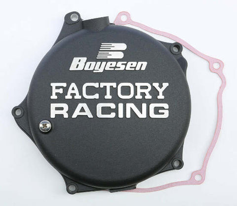 BOYESEN FACTORY RACING CLUTCH COVER BLACK CC-17B