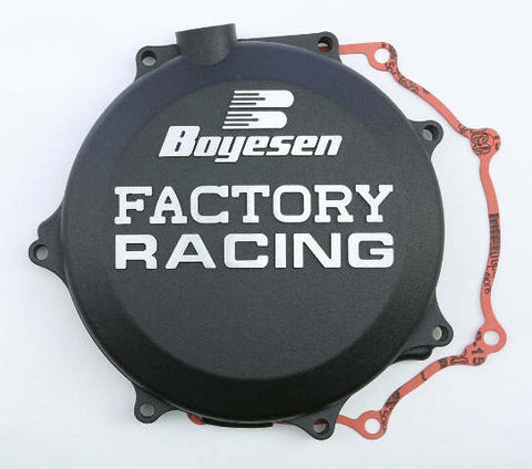 BOYESEN FACTORY RACING CLUTCH COVER BLACK CC-18B
