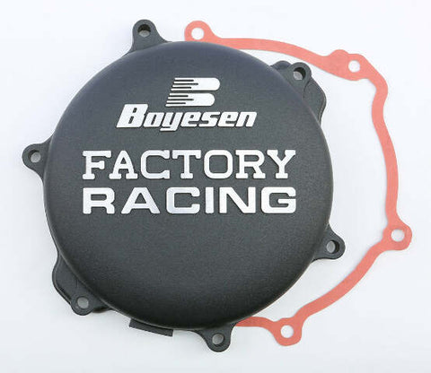 BOYESEN FACTORY RACING CLUTCH COVER BLACK CC-33B
