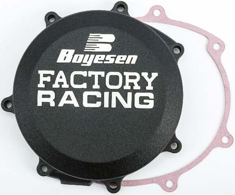 BOYESEN FACTORY RACING CLUTCH COVER BLACK CC-37AB