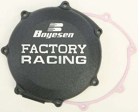 BOYESEN FACTORY RACING CLUTCH COVER BLACK CC-37B