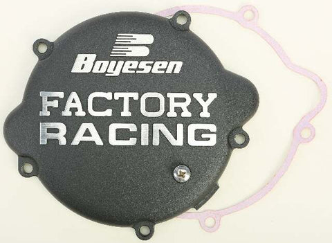 BOYESEN FACTORY RACING CLUTCH COVER BLACK CC-46B