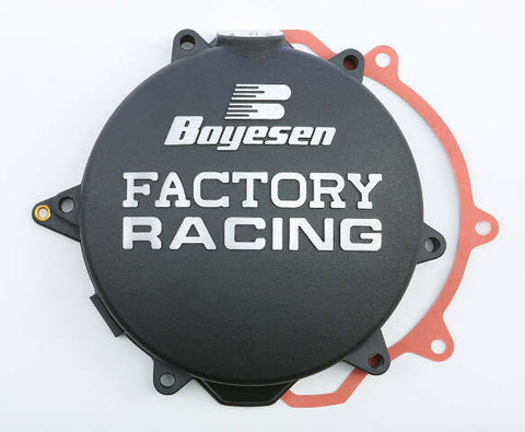 BOYESEN FACTORY RACING CLUTCH COVER BLACK CC-44B