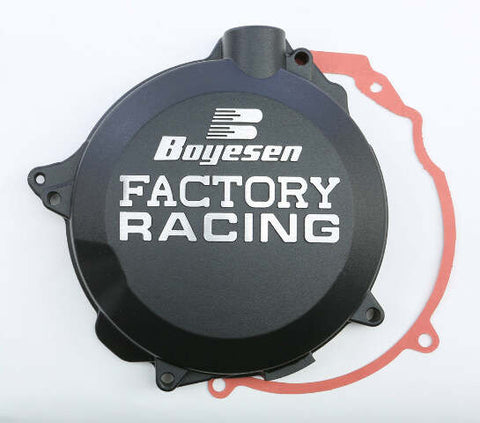 BOYESEN FACTORY RACING CLUTCH COVER BLACK CC-41B